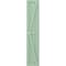 Ekena Millwork Americraft 3-Board Wood 2 Equal Panel Frmd Board-n-Batten Shutters w/Dbl Z-Bar, ARW102BF311X60SGH, PR ARW102BF311X60SGH - alternate 2
